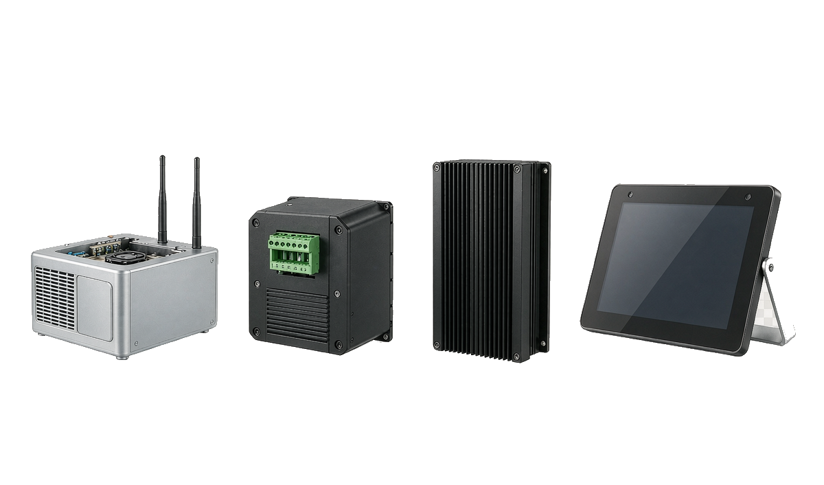 MINI X product families — Edge AI PC, Industrial Controller, DIN RAIL Computer and Industrial Panel PC